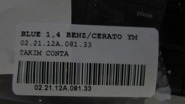BLUE 2011- / CERATO YM / RIO 2012- 1,4 BENZINLI G4FA / GF4C TAKIM CONTA