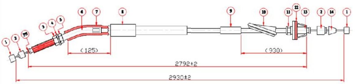 GAZ TELI- L300 YM 97-