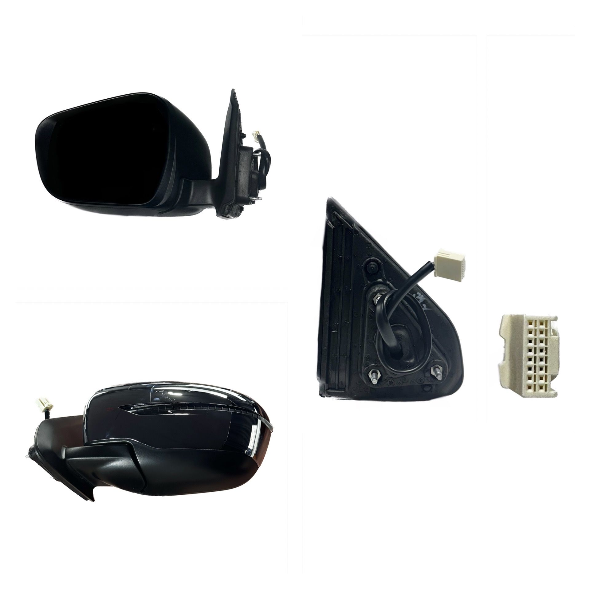 AYNA DİKİZ NAVARA 15-21 LH (ELEKTRİKLİ/KATLANIR/  SİNYALLİ KROM)