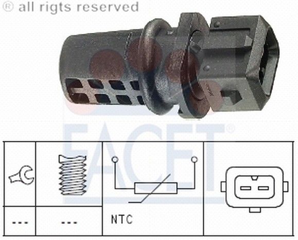 SENSOR HAVA SICAKLIK-KALOS 03>/AVEO 06>/ELANTRA 90>95/SEPHIA 95>97/CRUZE 09>/REZZO 05>/NUBI  (FCT)