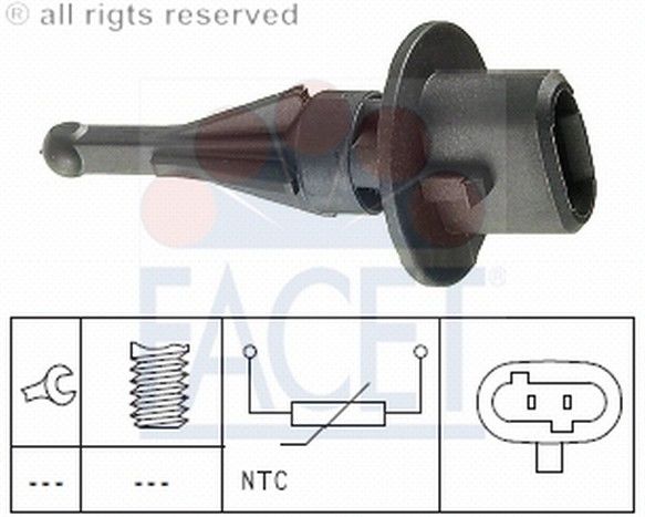 SENSOR HAVA SICAKLIK-COROLLA/AVENSIS/FAMILYA/VITARA/SWIFT/ALTO   2002>>  (FACET)