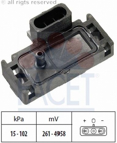 SENSOR MAP-ELANTRA 1996>>/PRIDE/SEPHIA/ASTRA-F/G/VECTRA-A/B  (FACET)