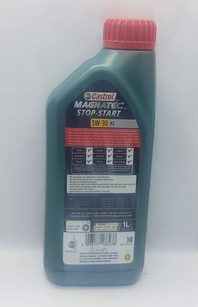 Yağ 5W30 1Lt Castrol Magnatec