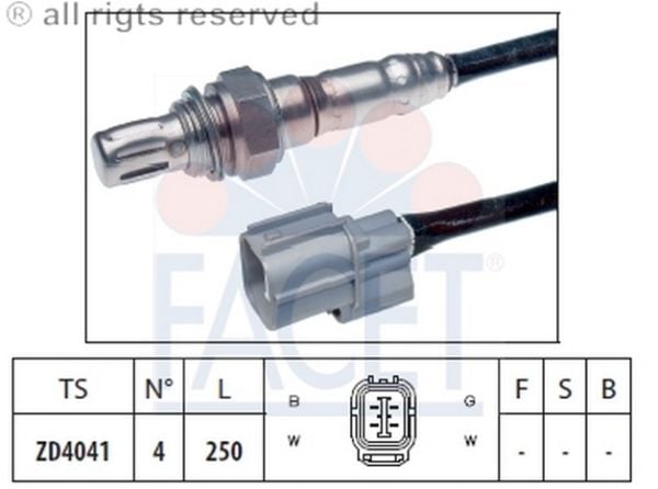 SENSOR OKSIJEN-ACCORD-EURO F18  1998-01  (FACET)