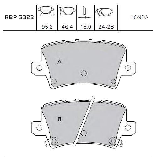 ARKA FREN BALATA - CIVIC HB 07-12