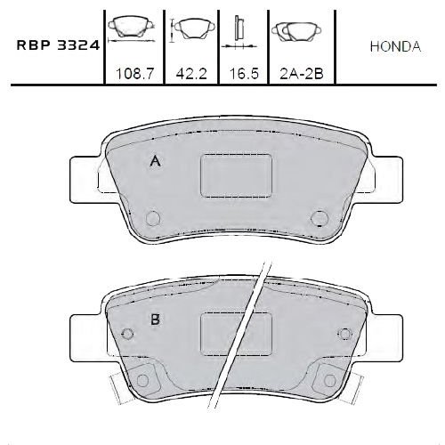 ARKA FREN BALATA - CRV 07-15