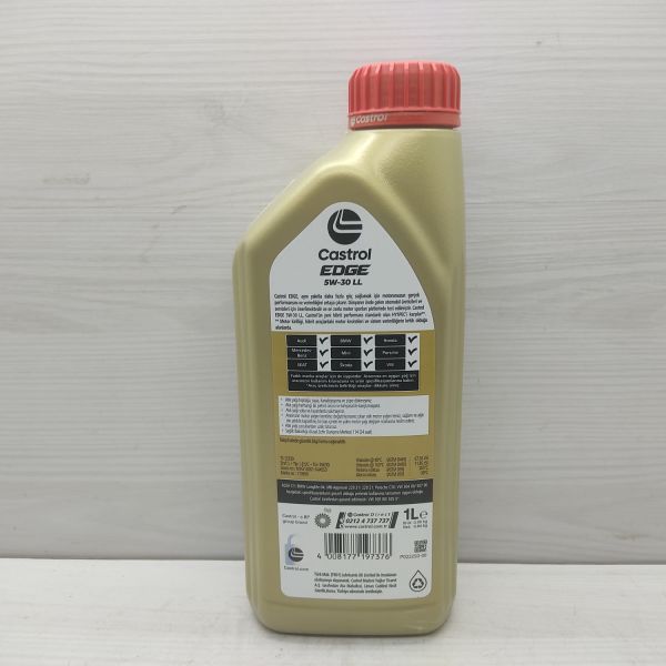 Yağ 5W30 1Lt Castrol Edğe