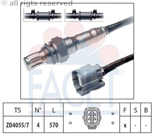 SENSOR OKSIJEN-CIVIC 01>06 1.4-1.6  (FACET)