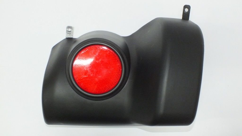 L200 CR 2006-2015 ARKA TAMPON UCU SAĞ REFLEKTÖRLÜ/SİYAH PÜTÜRSÜZ/PLA