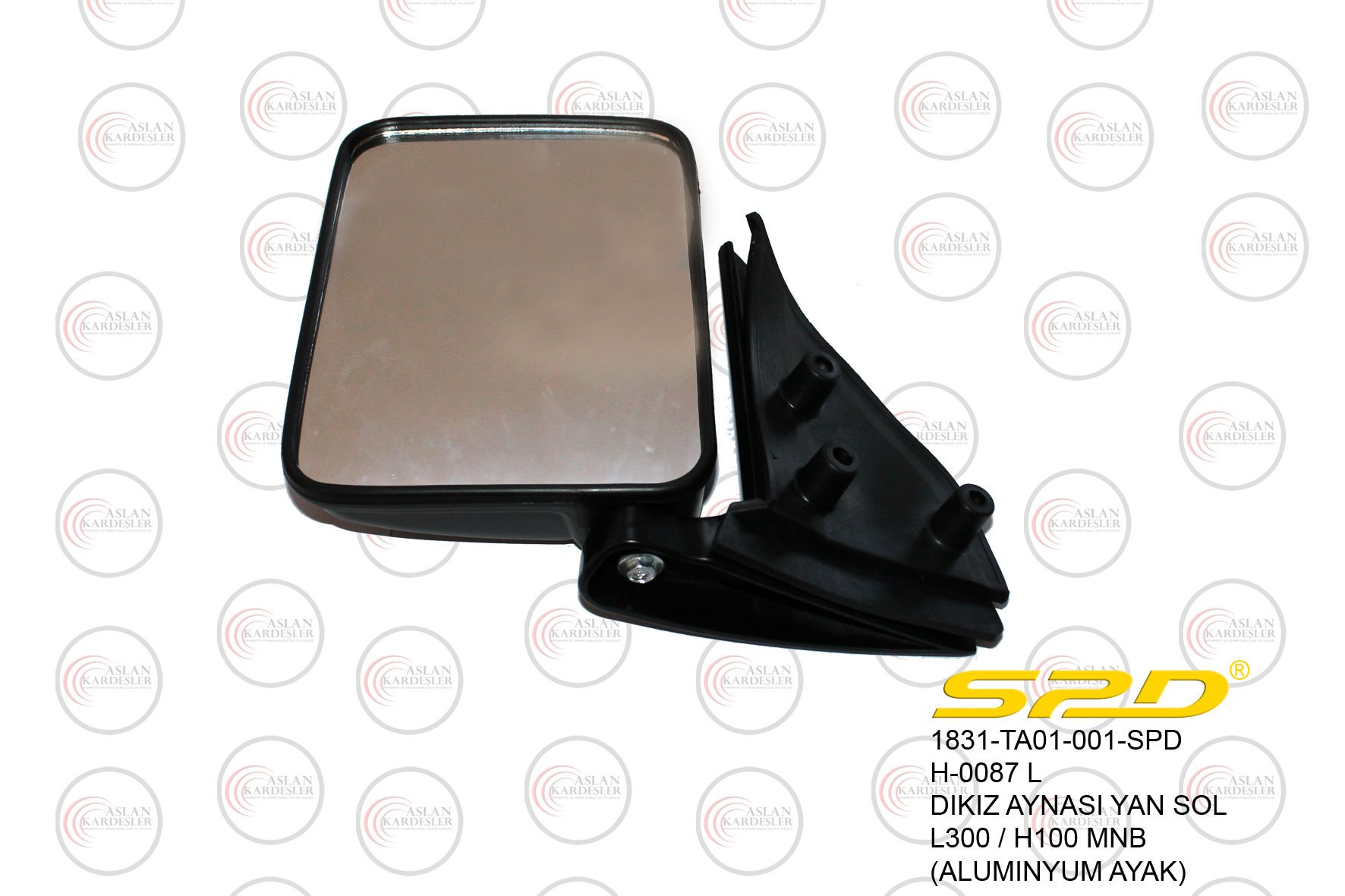 DIKIZ AYNASI YAN SOL (DEMIR AYAK)- L300 86- / H100 94-