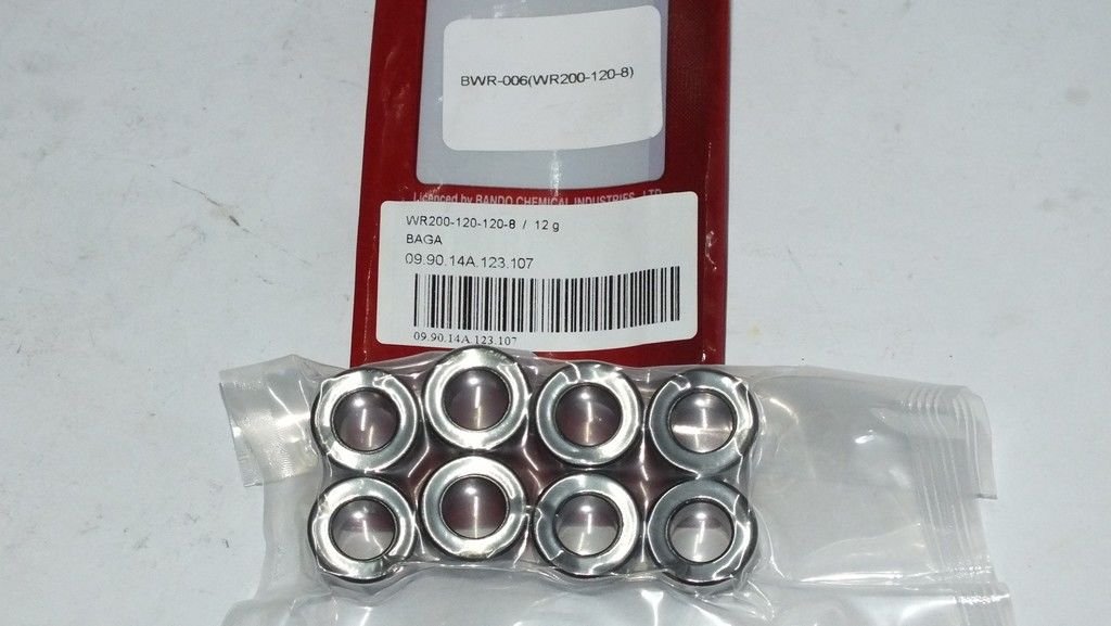 WR200-120-120-8  /  12 gram  /  Weight Roller / YAMAHA X-MAX 250 2009-2016 BAGA