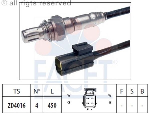 SENSOR OKSIJEN-HYUNDAI ELANTRA1,8I 16V 1995-05