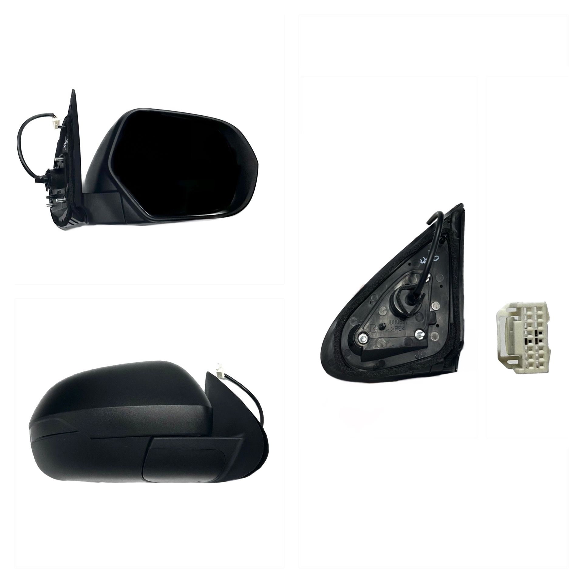 AYNA DİKİZ L200 19-23 RH (ELEKTRİKLİ/3  FİŞLİ/SİYAH )