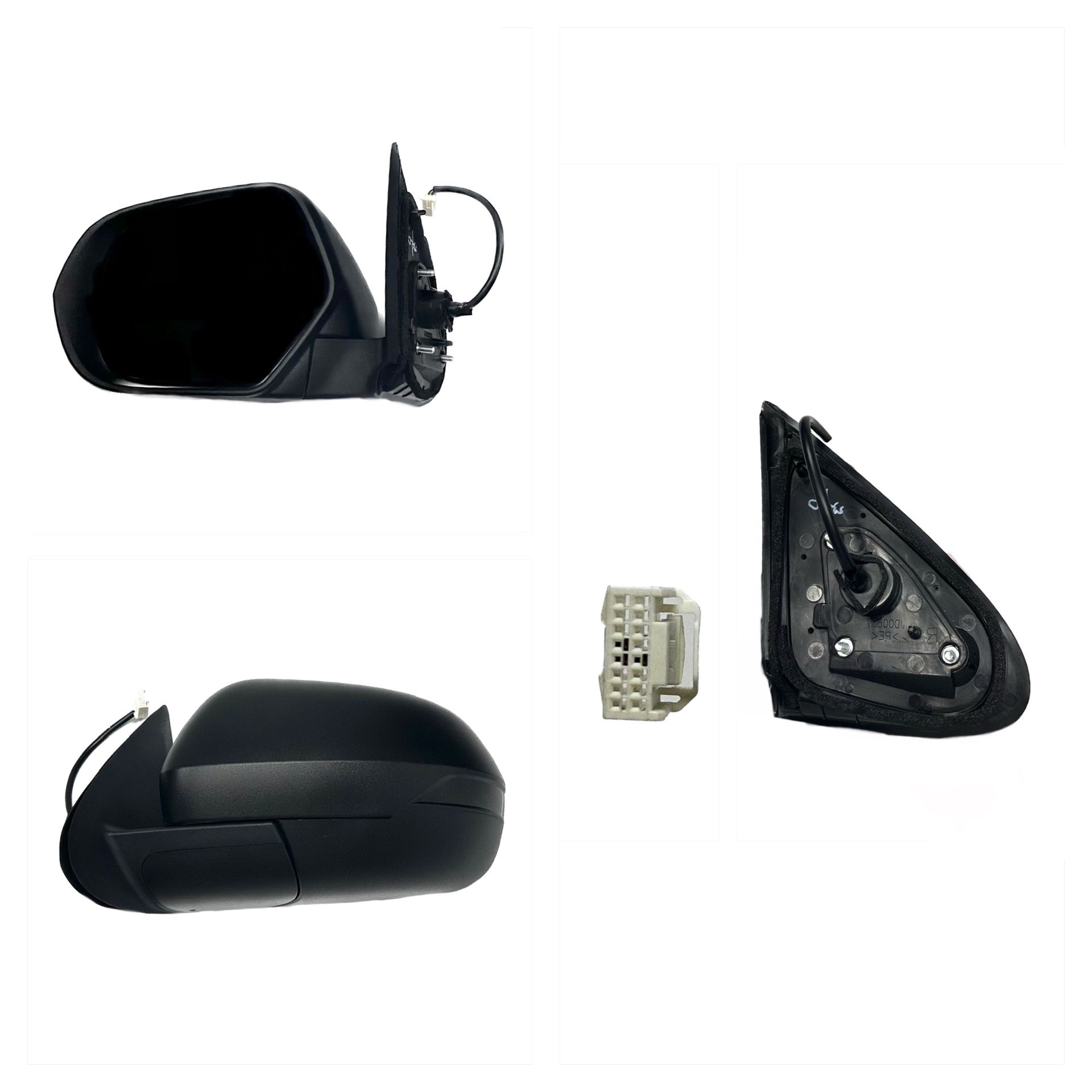 AYNA DİKİZ L200 19-23 LH (ELEKTRİKLİ/3  FİŞLİ/SİYAH )