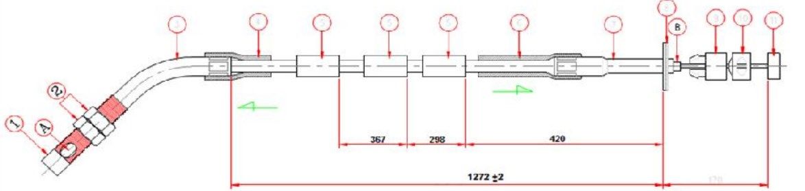 GAZ TELI- ACCENT 1.5 95-99