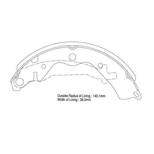 ARKA FREN BALATA (PABUC) - DAMAS