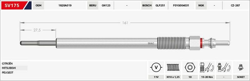 KIZDIRMA BUJİSİ (ISITMA) L-200 15=>
