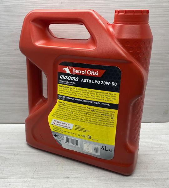 Yağ 20W50 4Lt P.Ofisi