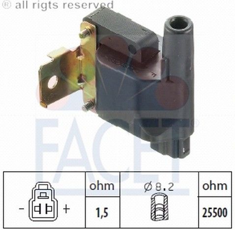 BOBIN ATESLEME- DAIHATSU-COURE 0.8cc 95-98
