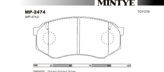 ARKA FREN BALATA (PABUC) - MICRA-K11 92-02