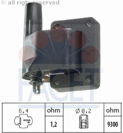 BOBIN ATESLEME-MATIZ 98>/SPARK 02>/ASIA TOWNER  (FACET)
