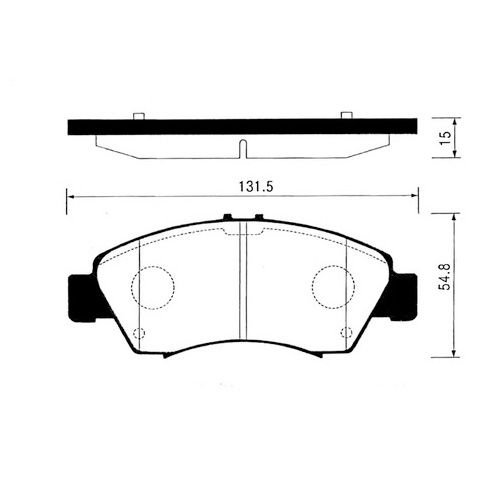ON FREN BALATA - CIVIC 1.5 92-95/JAZZ 02-07