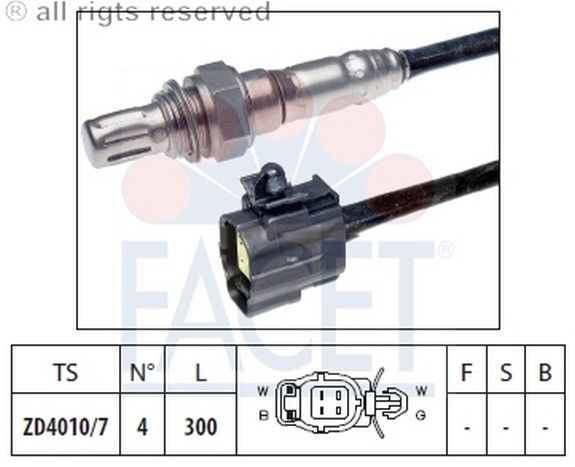 SENSOR OKSIJEN-MAZDA 626 2,0I 16V FS 1999>>