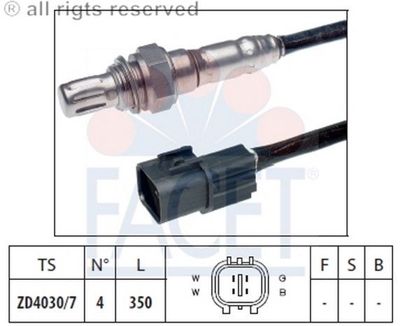SENSOR OKSIJEN-Mit.Carisma 1.6 1997-05/Space Star 01>  (Arka taraftaki)