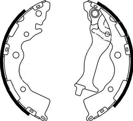 ARKA FREN BALATA (PABUC)- ACCENT-ERA 06-11 / RIO 05-11