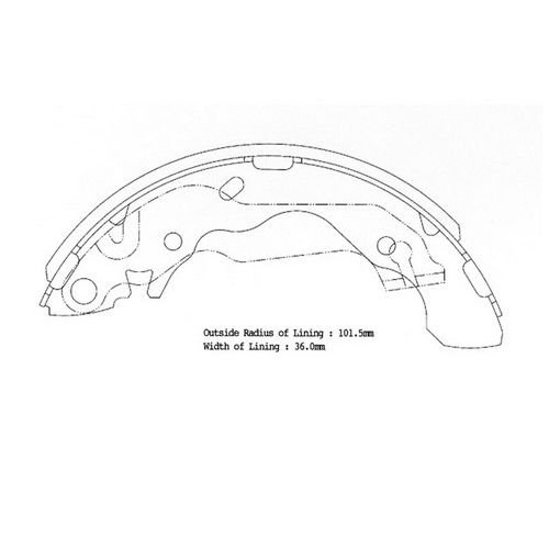 ARKA FREN BALATA (PABUC) - ACCENT-ADMIRE 03-05 / ELANTRA 90-95 / MATRIX 01-