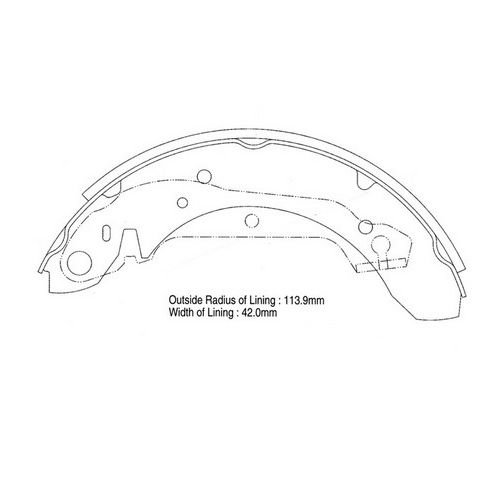 ARKA FREN BALATA (PABUC) - SONATA 94-98