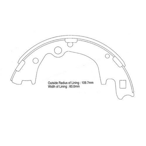 ARKA FREN BALATA (PABUC) - STAREX KMY-LIBERO 03-