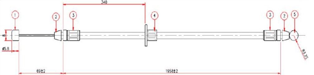 KAPUT ACMA TELI- COROLLA AE100-101 92-97