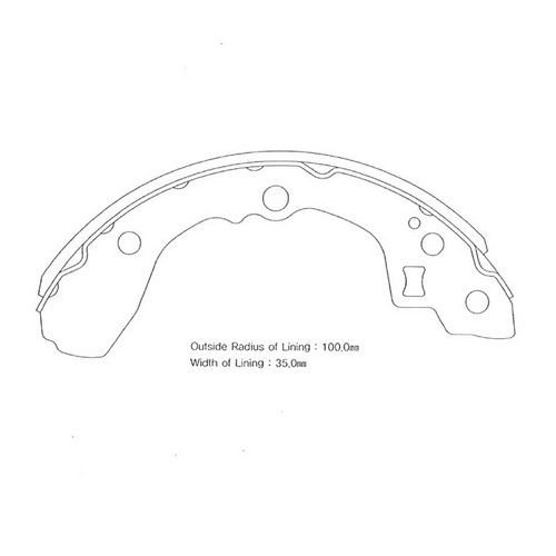 ARKA FREN BALATA (PABUC) - SEPHIA 93-97