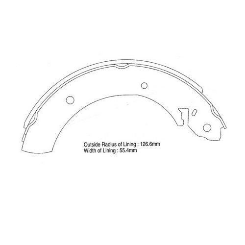 ARKA FREN BALATA (PABUC) - H100-PANELVAN 94-08
