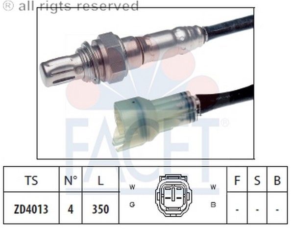 SENSOR OKSIJEN-SUZUKI BALENO 1,8I 16V 1996-03 (FACET)