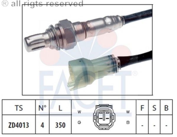 SENSOR OKSIJEN-SUZUKI BALENO 1,8I 16V 1996-03 (FACET)