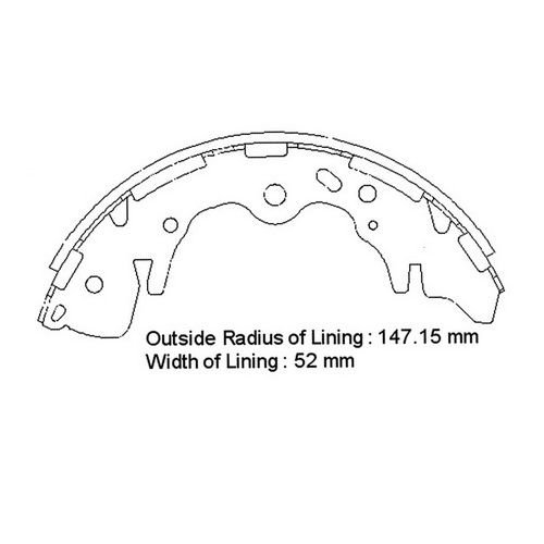 ARKA FREN BALATA (PABUC) - STAREX MNB 03-