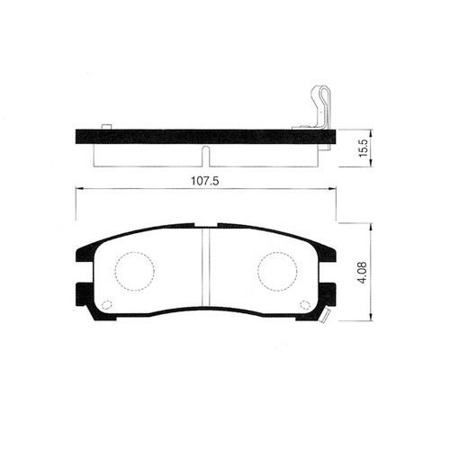 ARKA FREN BALATA - GALANT 90-03/PAJERO 00->/GRANDEUR