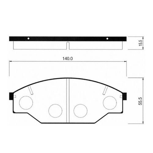 ON FREN BALATA - HILUX LN85-LN145 89-05 / HIACE 89-95