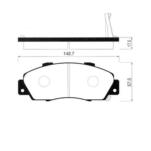 ON FREN BALATA - ACCORD 98-02 / LEGEND 96- / INTEGRA 97- / CRV 97-01 / HRV 99-