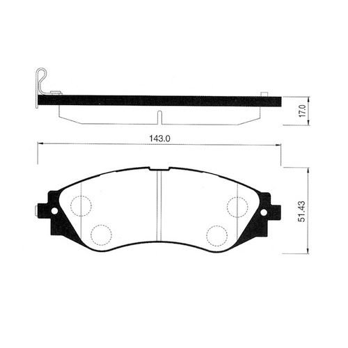 ON FREN BALATA - LEGANZA 1.8-2.0