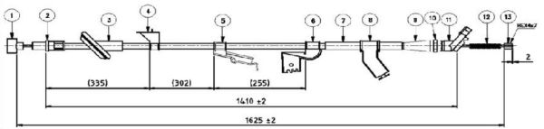 ARKA EL FREN TELI SAG- SWIFT 2WD 05-