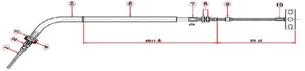 ON EL FREN TELI - CARRY-GA413 1.3 99-