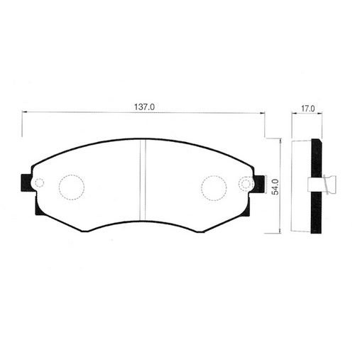 ON FREN BALATA - SONATA 90-96/ELANTRA 96-00/ALTIMA