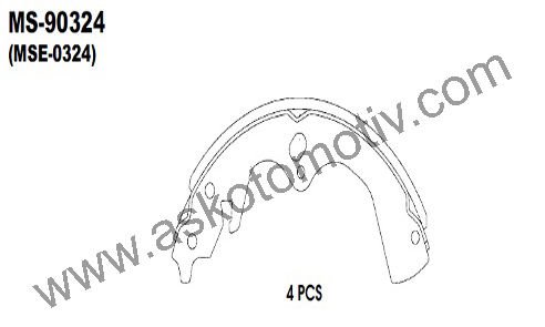 ARKA FREN BALATA (PABUC) - SPORTAGE 99-03