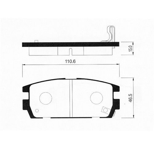 ARKA FREN BALATA - TERRACAN / CAPTIVA / ANTARA