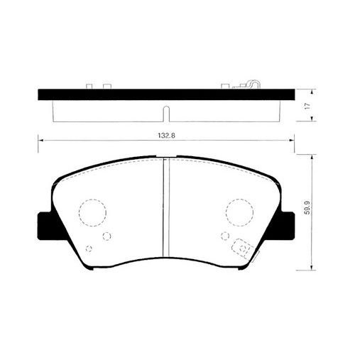 ON FREN BALATA - ELANTRA 11-> / CEED 12->