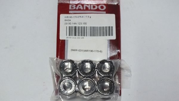 WR190-170-075-6  / 7,5 gram  /  Weight Roller / BAGA