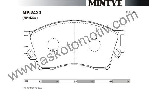 ON FREN BALATA - B2500 4WD 97-00
